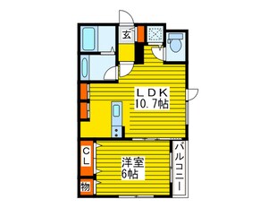 シャンティ月寒の物件間取画像